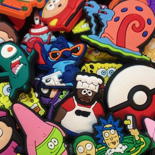 Cartoon croc shoe charms - shoe,