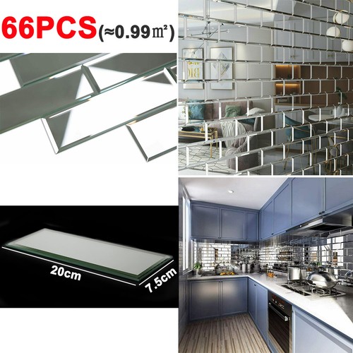 66x clear mirrored - mirrored, bevelled