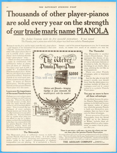 1912 aeolian new york - aeolian,