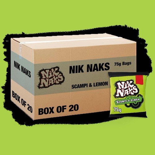 Nik naks crisps scampi - nik,