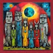 Pagan Druid Stone Monolith