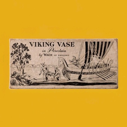 Vintage wade porcelain viking - wade,