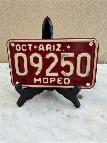 Vtg moped license - moped,