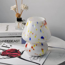 Mushroom Table Lamp Glass