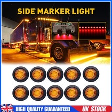 10Pcs Led Amber Orange Side