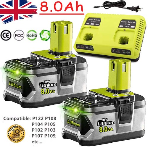 18v 8ah for ryobi - 18v, one+plus