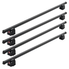 Fabbri Van Steel Roof Bars x4 for VW Transporter T5 LWB L2 Low Roof 03-15 200Kg
