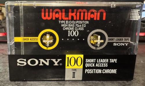 Sony walkman 100 chrome sealed - 100,