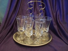 Vintage x 6 Sherry Schooners