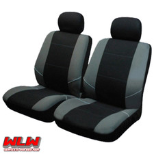 FOR Vauxhall Insignia Grey / Black Front Car Seat Covers Protectors Washable Pet