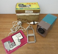Vintage Still Slide Projector ETUDE Boxed, Made in USSR