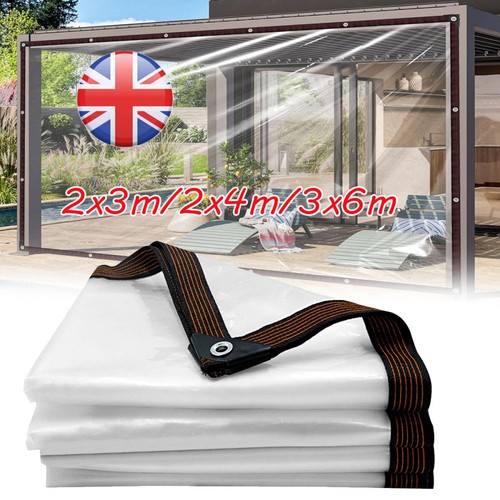 Clear heavy duty tarpaulin - heavy,