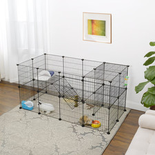 2 Tier Pet Playpen Cage 36