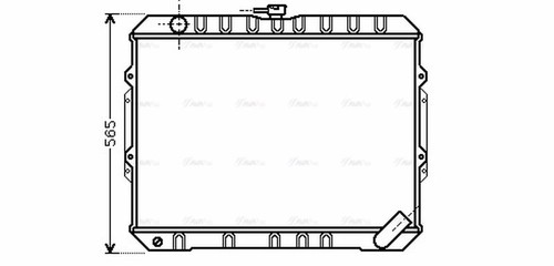 Ava coolant radiator mt2187 - coolant,