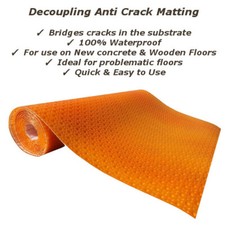Crack Isolation Waterproofing Decoupling Membrane,Tiles Uncoupling - Orange