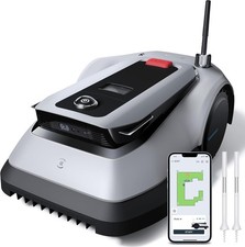 ECOVACS Goat G1-800 Robot Lawnmower | Wire-Free Boundary | 800㎡ | Grey | AIVI 3D