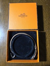 Hermes Bracelet Bangle Silver