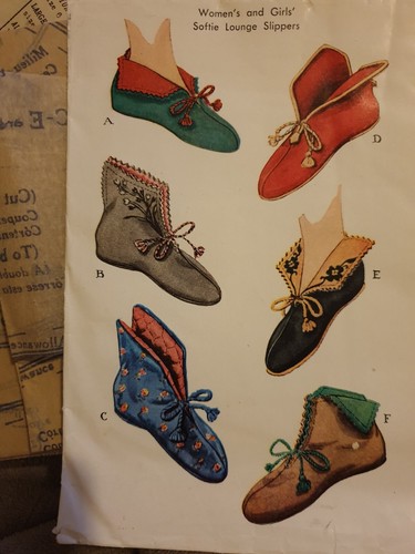 Original vintage slippers - vintage, for