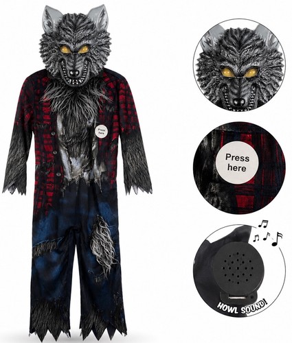 Kids werewolf costume - costume, 3-4