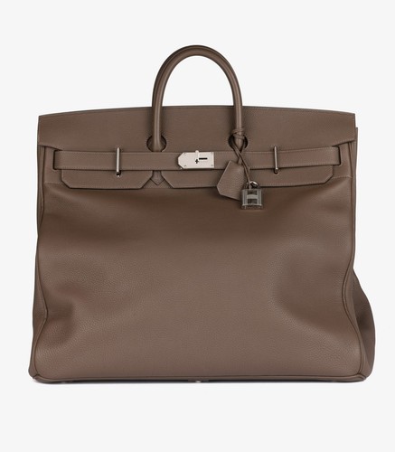 Hermès taupe togo leather - togo,