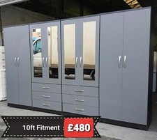 Brand New Big 8 Doors Wardrobe