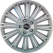 14" Wheel Trims For Peugeot 206 Hub Caps All Silver Set of 4
