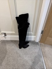 Zara Thigh High Suede Look