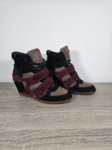 Ash bowie black burgundy - ash,