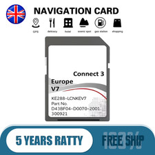 For NISSAN Connect 3 V7 SD CARD Qashqai Micra Juke  Note SATNAV Map Update UK