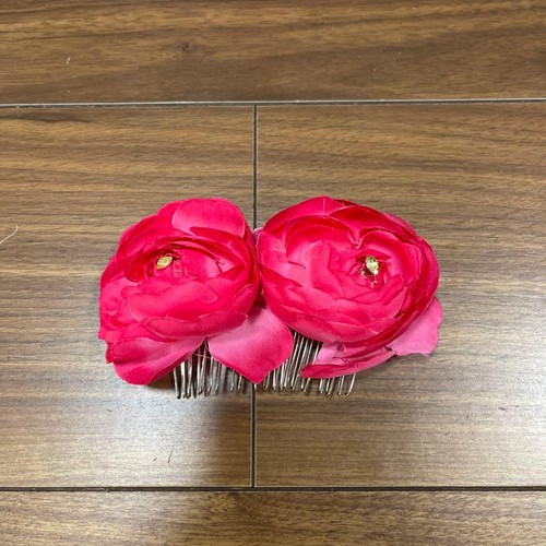 Pink rose hair - pink, ornament