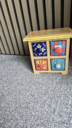 Hand painted ceramic drawer - 4,