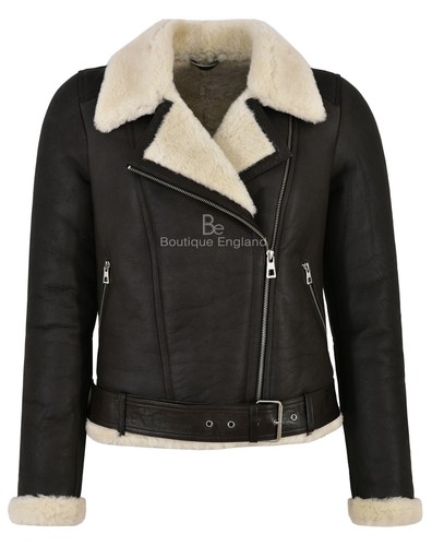 Ladies shearling jacket - shearling,
