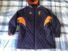 Liverpool, Padded Hooded Jacket - Purple, Size Extra Large, Warrior