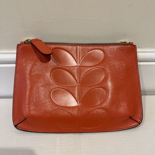 Orla kiely leather orange - orla,