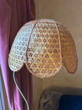 Vintage Wicker Lampshade
