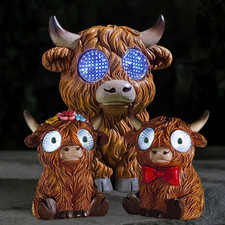Highland Cow Solar Garden