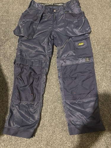 Snickers work trousers navy - snickers,