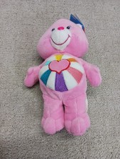 Care Bears 2006 Hopeful Bear 10” Pink Rainbow Heart Fun Scents Series 13