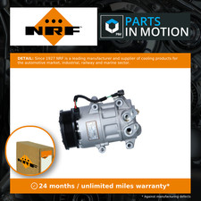 Air Con Compressor fits FORD B-MAX TDCi 1.6D 2012 on T3JB AC Conditioning NRF