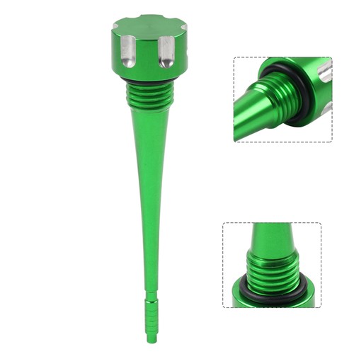 Green cnc oil dipstick - dipstick,
