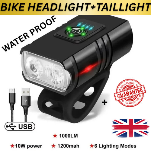 Led mountain bike light usb - led,