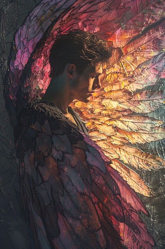 Stunning male angel - male,