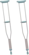 PEPE Mobility Underarm Crutches for Adults (x2 Units, Size S), Height Adjustable