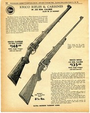 1957 Print Ad of Krico .222