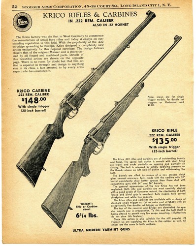 1957 print krico - ad, of