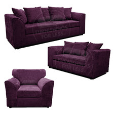Monaco Purple Corner Sofa