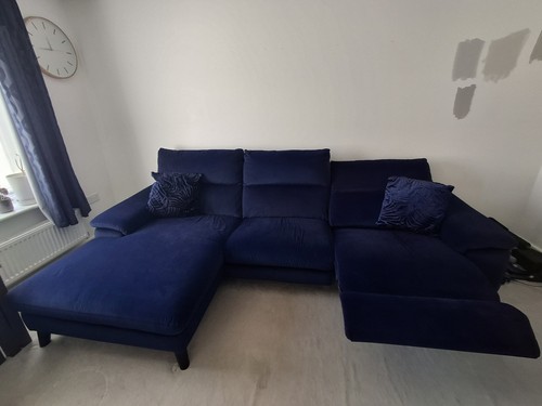 Shape sofa with electric - shape,