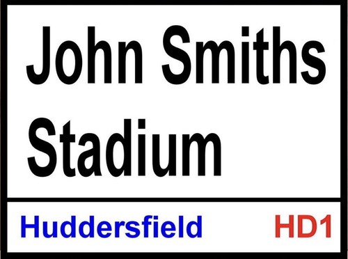 John smiths stadium - smiths, sign