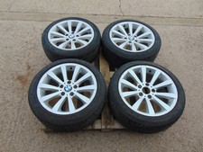 BMW 3 Series Alloy Wheels tyres E90 E91 06-12 8x17 5x120 225/45/17 10 Spoke