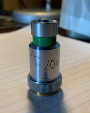 Vintage Vickers Microscope Objective Lens 40x NA 0.7 Ph - Phase Contrast